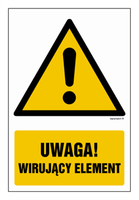 GF066 Uwaga! Wirujący element