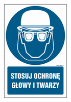 GL019 Stosuj ochronę głowy i twarzy