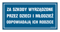 ND050 Za szkody wyrządzone przez dzieci i młodzież odpowiadają ich rodzice