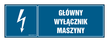 HH056 Główny wyłącznik maszyny - arkusz 8 naklejek - arkusz 8 naklejek