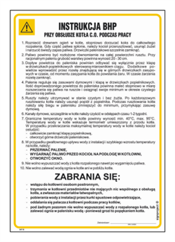 IAF18 Instrukcja obsługi kotła c.o. podczas pracy