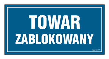 ND029 Towar zablokowany