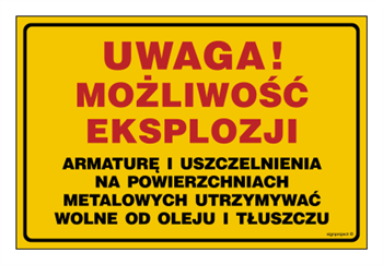 JD054 Uwaga!Możliwość eksplozji