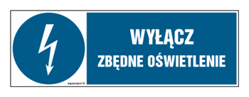 HF022 Wyłącz zbędne oświetlenie