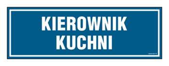 PA110 Kierownik kuchni