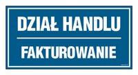 PA510 Dział handlu Fakturowanie - arkusz 6 naklejek