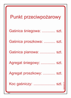 DB031 Punkt przeciwpożarowy
