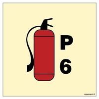 FA079 6kg Powder fire extinguisher
