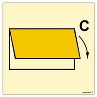 FE039 Closing device for cargo spaces and ventilation inlet or outlet
