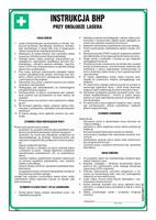 DD013 Instrukcja BHP przy obsłudze lasera