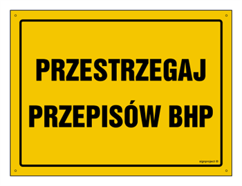 OA035 Przestrzegaj przepisów BHP