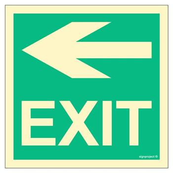 FB166 Left to EXIT