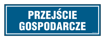 PA070 Przejście gospodarcze