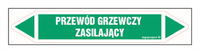 JF366 PRZEWÓD GRZEWCZY ZASILAJĄCY - arkusz 5 naklejek