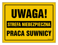 OA121 Uwaga! Strefa niebezpieczna Praca suwnicy