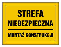 OA084 Strefa niebezpieczna. Montaż konstrukcji