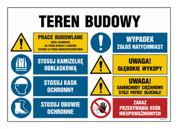 OI022 Teren budowy, Uwaga! Praca ciężkiego sprzętu