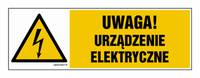 HB020 Uwaga urządzenie elektryczne