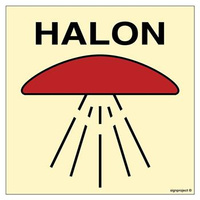 FA011 Space protected by halon 1301