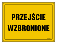 OA198 Przejście wzbronione