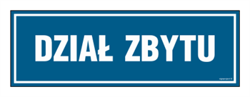 PA120 Dział zbytu