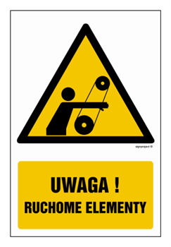 GF060 Uwaga! Ruchome elementy