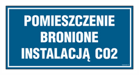 PA558 Pomieszczenie bronione instalacją CO2