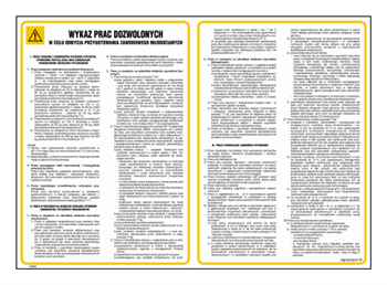 IAH04 Wykaz prac dozwolonych w celu odbycia przygotowania zawodowego młodocianych