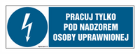 HF010 Pracuj tylko pod nadzorem osoby uprawnionej