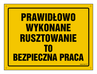 OA071 Prawidłowo wykonane rusztowanie to bezpieczna praca