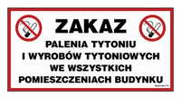 NC109 Zakaz palenia we wszystkich pomieszczeniach