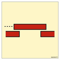 FA034 ‘A’ class sliding fire door