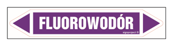JF161 FLUOROWODÓR - arkusz 5 naklejek