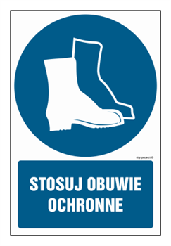 GL046 Stosuj obuwie ochronne