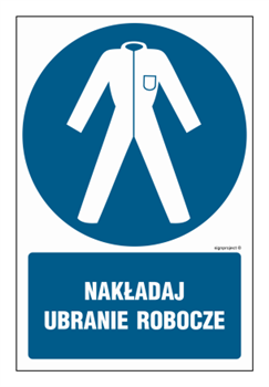 GL039 Nakładaj ubranie robocze