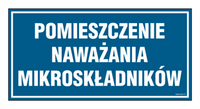 PA543 Pomieszczenie naważania mikroskładników - arkusz 6 naklejek