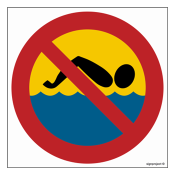 OE010 Kąpiel zabroniona