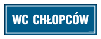 PA317 WC chłopców