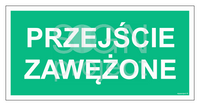 AC038 Przejście zawężone
