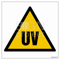 GE023 Uwaga! Promieniowanie ultrafioletowe
