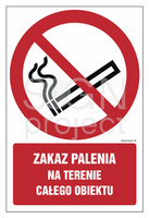 GC086 Zakaz palenia na terenie całego obiektu