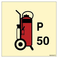 FA085 50 kg Wheeled Powder fire extinguisher