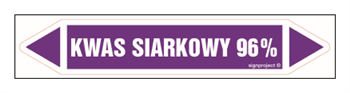 JF251 KWAS SIARKOWY 96% - arkusz 5 naklejek