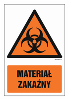 GF070 Materiał zakaźny - opakowanie 10 sztuk