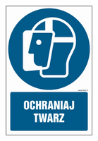 GL009 Ochraniaj twarz - opakowanie 10 sztuk