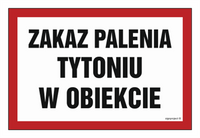NC011 Zakaz palenia tytoniu w obiekcie