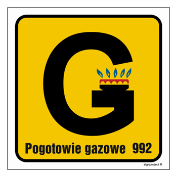 JD060 Pogotowie gazowe