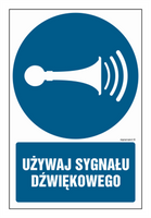 GL055 Używaj sygnału dźwiękowego - opakowanie 10 sztuk