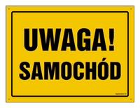 OA021 Uwaga! Samochód