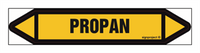 JF354 PROPAN - arkusz 5 naklejek